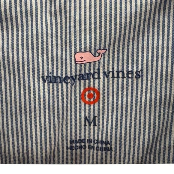 Vineyard Vines for Target Navy Mens Polo Size Medium 100% Cotton - Picture 4 of 6